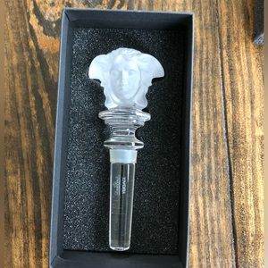 Versace crystal wine stopper
